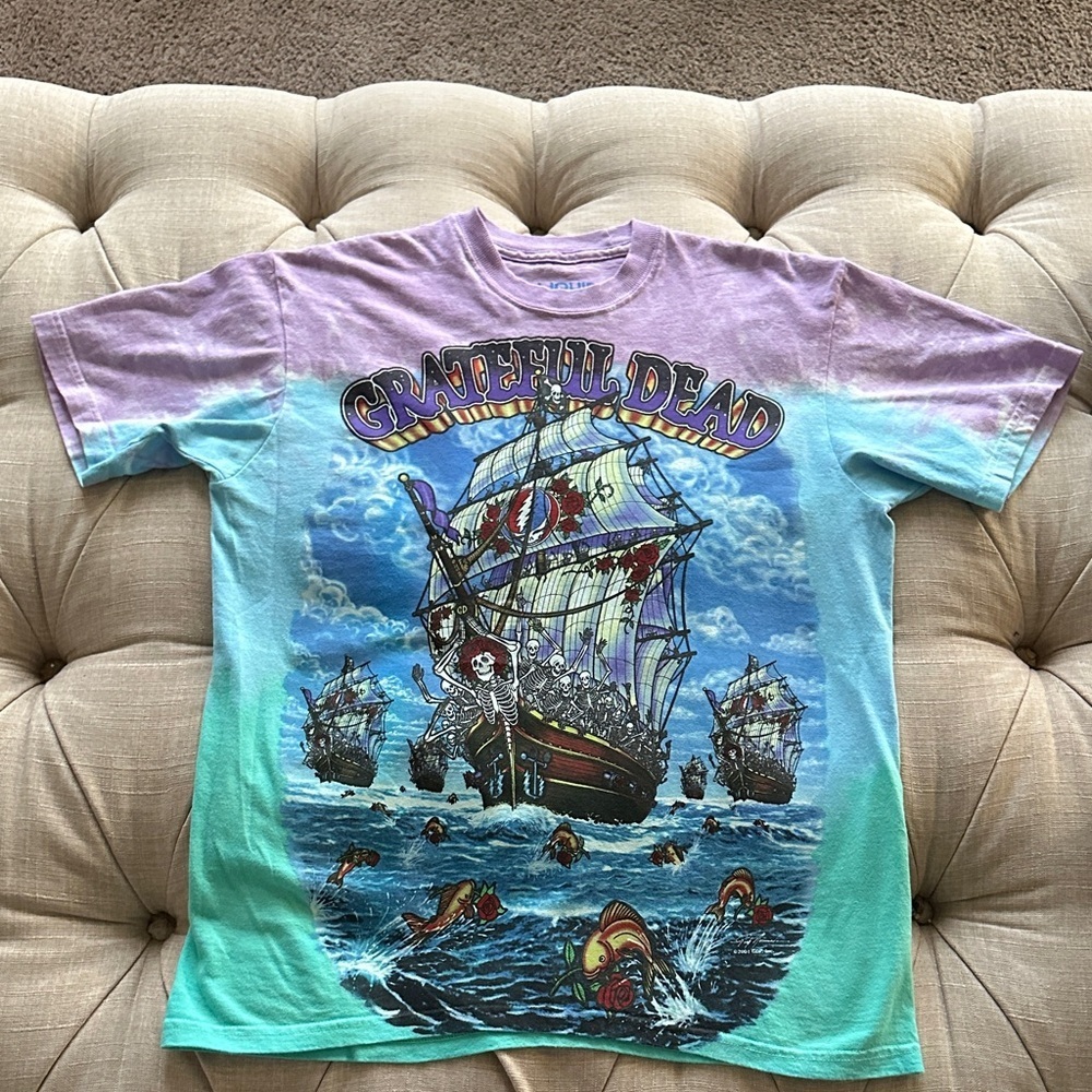 Liquid Blue Grateful Dead Multicolor Short Sleeve Tee